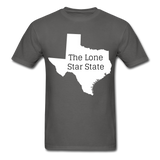 Texas The Lone Star State T-Shirt - charcoal