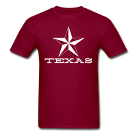 Texas Star T-Shirt - burgundy
