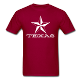 Texas Star T-Shirt - dark red