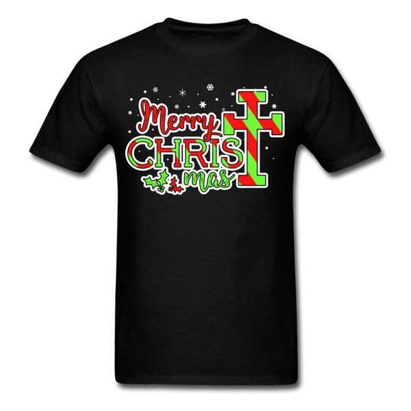 Merry CHRISTmas T-Shirt - black