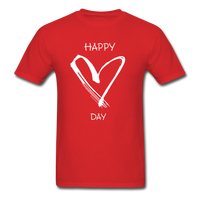Happy Heart Day T-Shirt - red