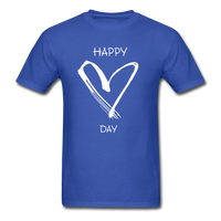 Happy Heart Day T-Shirt - royal blue