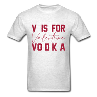 V Is For... T-Shirt - light heather gray