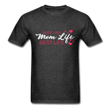 Mom Life T-Shirt - heather black