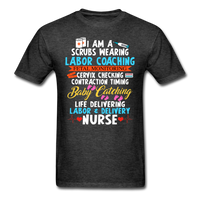 Labor & Delivery Nurse T-Shirt - heather black