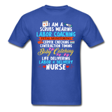 Labor & Delivery Nurse T-Shirt - royal blue