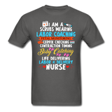Labor & Delivery Nurse T-Shirt - charcoal