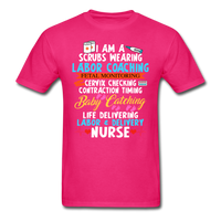 Labor & Delivery Nurse T-Shirt - fuchsia