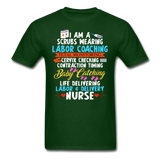 Labor & Delivery Nurse T-Shirt - forest green