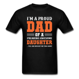Proud Dad T-Shirt - black