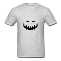 Pumpkin Face T-Shirt - heather gray