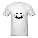 Pumpkin Face T-Shirt - light heather gray
