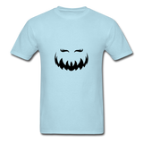 Pumpkin Face T-Shirt - powder blue