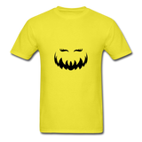 Pumpkin Face T-Shirt - yellow