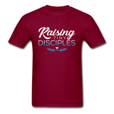 Raising Tiny Disciples T-Shirt - burgundy