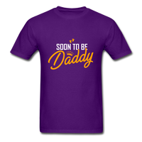 Soon to be Daddy T-Shirt - purple