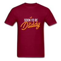 Soon to be Daddy T-Shirt - burgundy