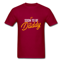 Soon to be Daddy T-Shirt - dark red