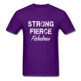 Strong Fierce Fabulous T-Shirt - purple