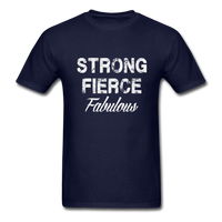 Strong Fierce Fabulous T-Shirt - navy