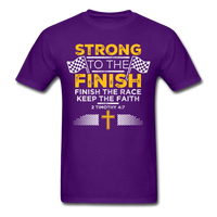 Strong to the Finish T-Shirt - purple