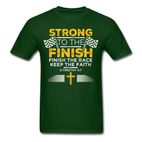 Strong to the Finish T-Shirt - forest green