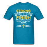 Strong to the Finish T-Shirt - turquoise