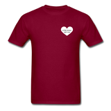 A Little Broken Right Now T-Shirt - burgundy