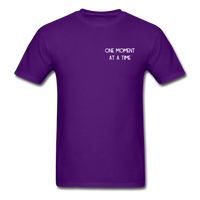 One Moment At A Time T-Shirt - purple