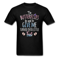 The Butterflies Turned into Little Feet T-Shirt - black