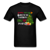 Lay Under the Christmas Tree T-Shirt - black