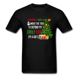 Lay Under the Christmas Tree T-Shirt - black