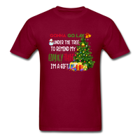 Lay Under the Christmas Tree T-Shirt - burgundy