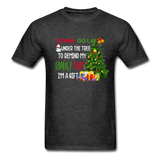 Lay Under the Christmas Tree T-Shirt - heather black