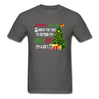 Lay Under the Christmas Tree T-Shirt - charcoal