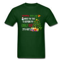 Lay Under the Christmas Tree T-Shirt - forest green