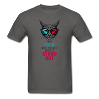 Born to Stand Out T-Shirt - charcoal