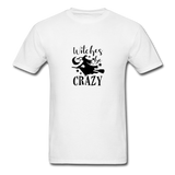 Witches Be Crazy T-Shirt - white