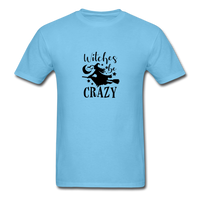 Witches Be Crazy T-Shirt - aquatic blue