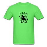 Witches Be Crazy T-Shirt - kiwi