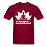 Yogaholic T-Shirt - burgundy