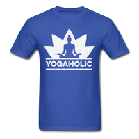 Yogaholic T-Shirt - royal blue