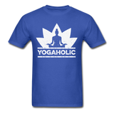 Yogaholic T-Shirt - royal blue