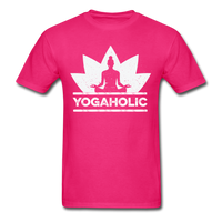 Yogaholic T-Shirt - fuchsia