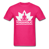 Yogaholic T-Shirt - fuchsia