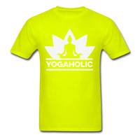 Yogaholic T-Shirt - safety green