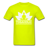 Yogaholic T-Shirt - safety green