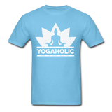 Yogaholic T-Shirt - aquatic blue