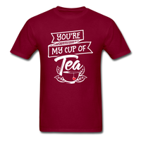 You're My Cup of Tea T-Shirt - burgundy
