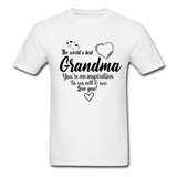 Best Grandma T-Shirt - white